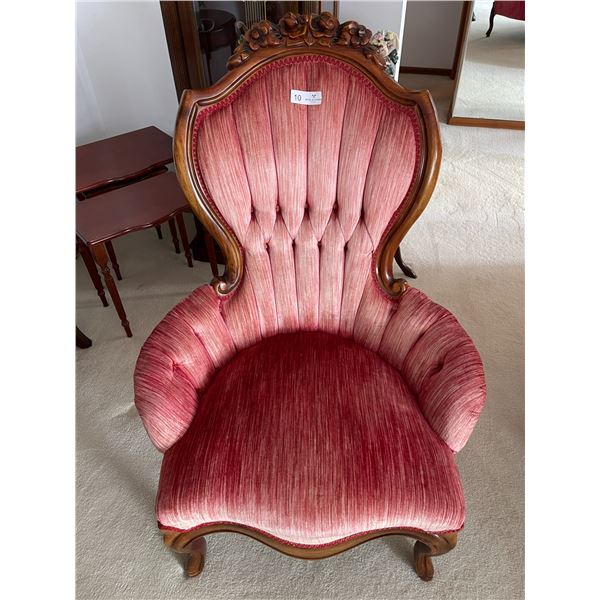 Art Nouveo Parlor Chair - 39T inches