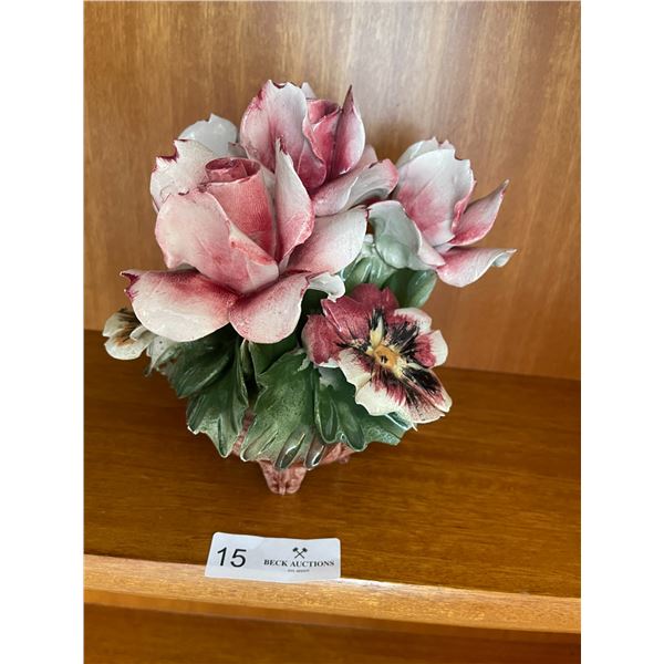 Ceramic Floral Table Centrepeice