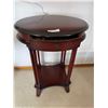 Image 1 : Bombay Company Mahogany Side Table - 21L x 16D x 28T