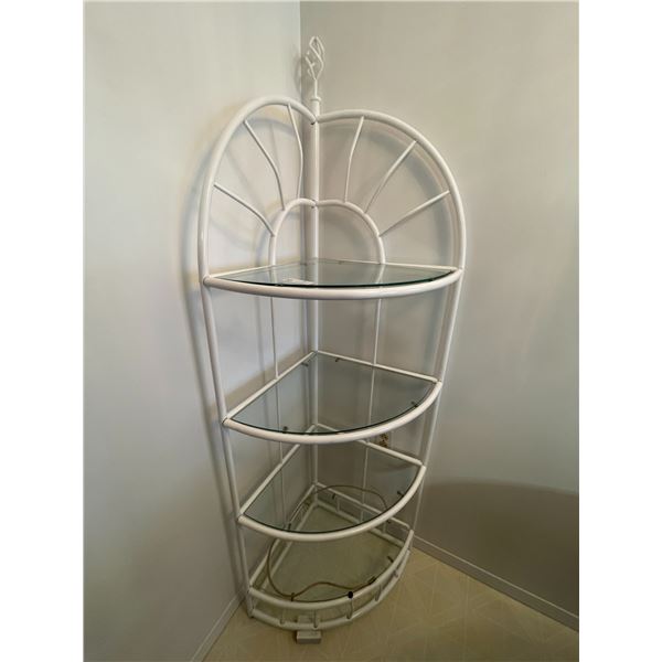 White Metal Corner Caddy - 69T x 27W