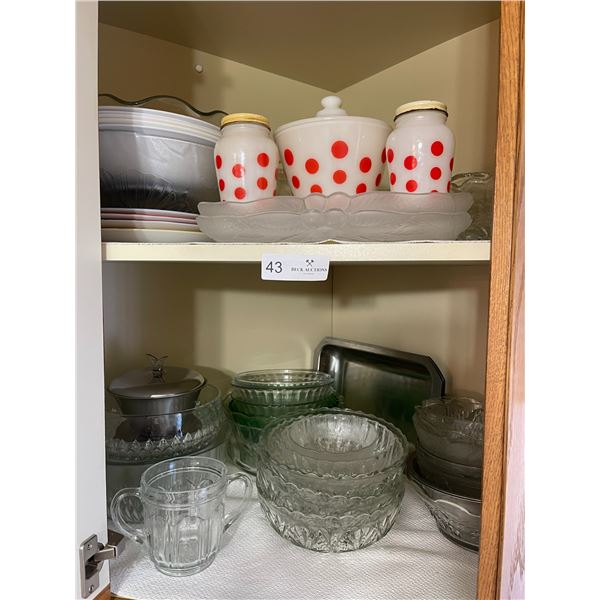 Collection of Sering Dishes