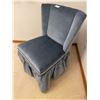 Image 2 : Blue Bedroom Chair - 24W x 27D x 33T
