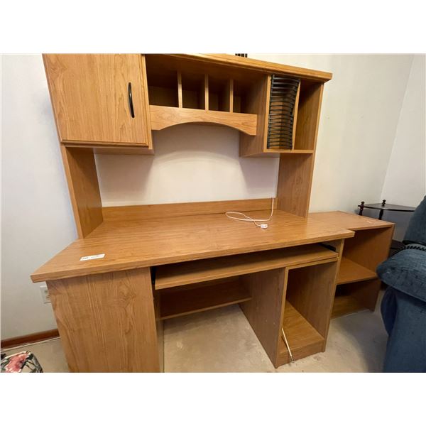 Ikea Desk with a Side Shelf - 48L x 43D x 58T