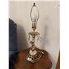 Image 2 : Crystal and Marble Cherub Lamp with NO Shade