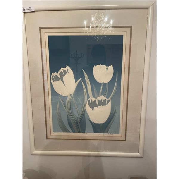 Pair of Limited Edition Embossed Prints - 25.5 W x 32T