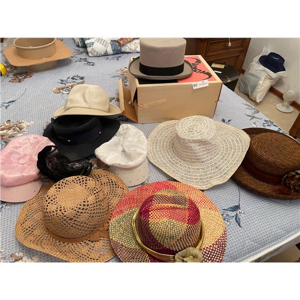 Collection of Assorted Hats