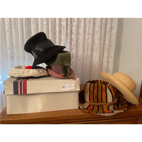 Assorted Vintage Hats