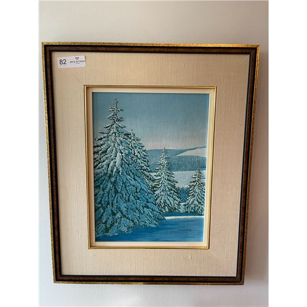 J. Kolada 1978 Oil on Board- 20 x 24.5 inches