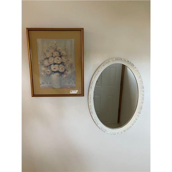 Victorian Style Mirror and an Art Print
