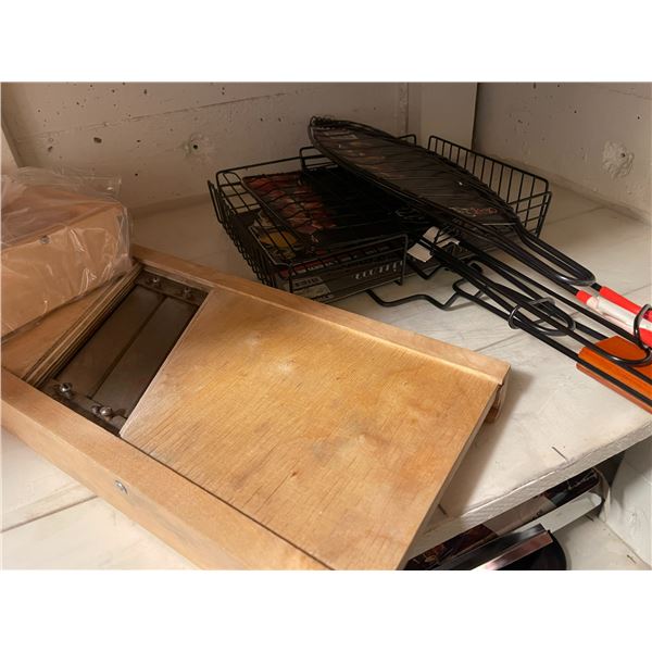 Mandalin, Open Fire Grill Set, and Baking Pan Collection