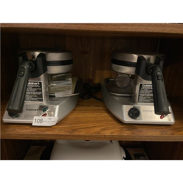 Cuisinart Belgium Waffel Makers Pair