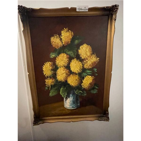 M Joula Yellow Flowers 29.5 T x 21.5W
