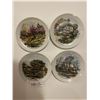 Image 1 : Currier & Ives Decorative Plate Collection Homestead Collection 1 has large chip. 6 Inch