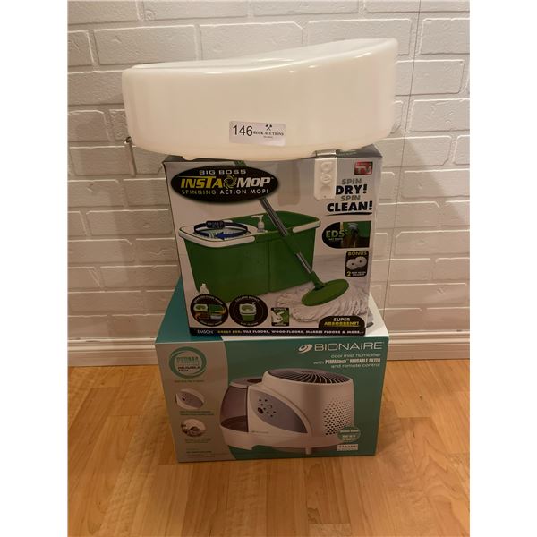 Spinning Mop Humidifier Toilet Cover