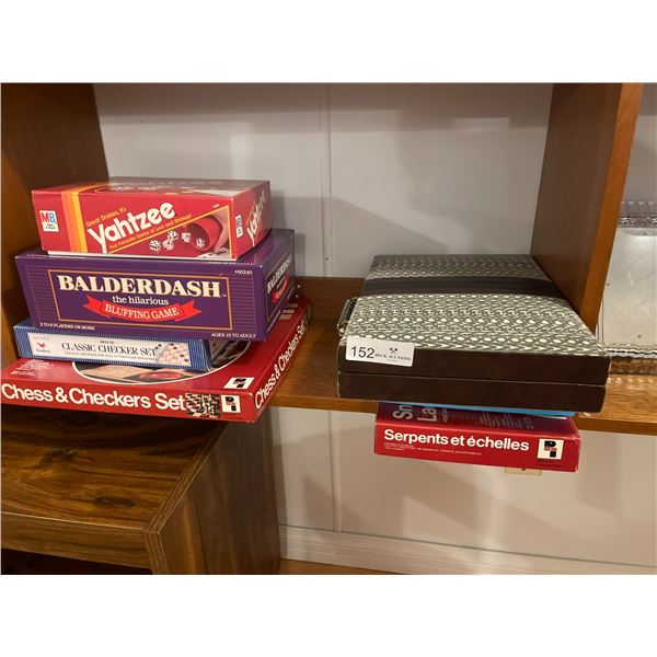 Board Game Collection Yahtzee, Balderdash