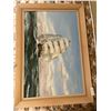 Image 1 : Reid Oil Painting Of Ship On Canvass 38 x 27