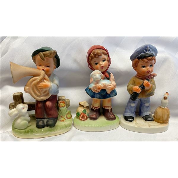 THREE Vintage Figurines