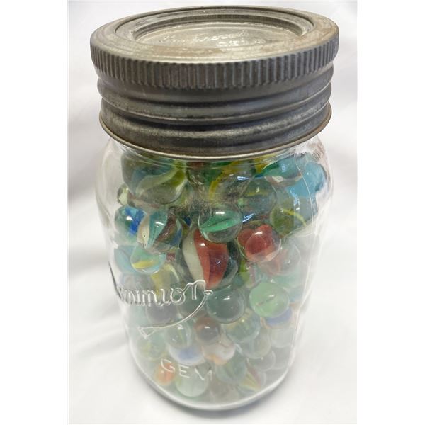 Vintage Marbles in Dominion Jar