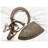 Image 1 : Antique Iron (no handle)  , horse shoe and small trap