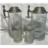 Image 1 : TWO Bavarian Beer Steins and Two Toothpick Holders