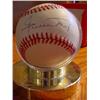 Image 1 : Autograped Baseball In Case On Stand