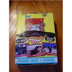 Case of Unopend Desert Storm Cards