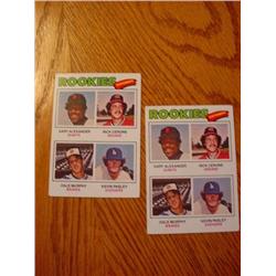 2 Rookie Catcher Baseball Card