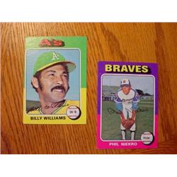 2 Baseball Cards Phil Niekro +
