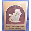 Image 2 : Precious Moments "Baby's First Christmas" 1988 - In Box
