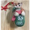 Image 2 : Year 1998 Ornament - Calico Kitten