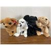 Image 1 : FOUR TY Beanie Baby Dogs
