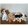 Image 1 : FOUR TY Beanie Baby Dogs
