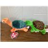 Image 2 : TY Beanie Baby  TWO Turtles