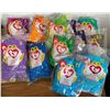 Image 1 : TY Beanie Baby McDonalds Happy Meal ENTIRE SET OF TWELVE INCLUDING PEANUT THE ELEPHANT