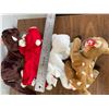 Image 2 : TY Beanie Baby - FOUR  Fleece, Whisper, Runner and Snort