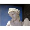 Image 3 : Greco-Roman Statue, Goddess of the Harvest, on Base, Solid Marble 17" x 17" x 85"H