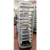 Image 1 : New Age Industrial Rolling Metal Commercial Cooling Rack w/ Multiple Baking Pans