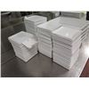 Image 2 : Multiple FOH Square 7" & 8" Plates & Cordon Bleu Rectangle Serving Dishes 12"x8"