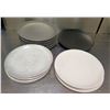 Image 1 : Multiple Round Plates: Degrenne 11" White, FOH Black, etc