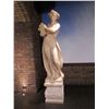 Image 2 : Greco-Roman Statue, Goddess of Spring, on Base, Solid Marble 17" x 17" x 84"H