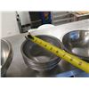 Image 25 : Multiple Metal Mixing Bowls 7"-19" Diameter (Rack Not Included)