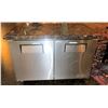 Image 1 : True Refrigeration TUC-48-HC Two Section Undercounter Refrigerator 50"x32"