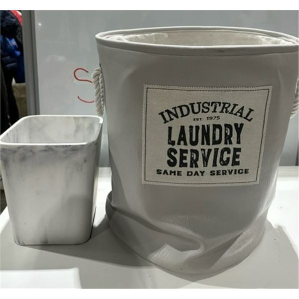 Laundry bag & garbage basket