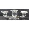 Image 2 : SWAROVSKI SILVER CRYSTAL FULL LEAD CRYSTAL CANDELABRA