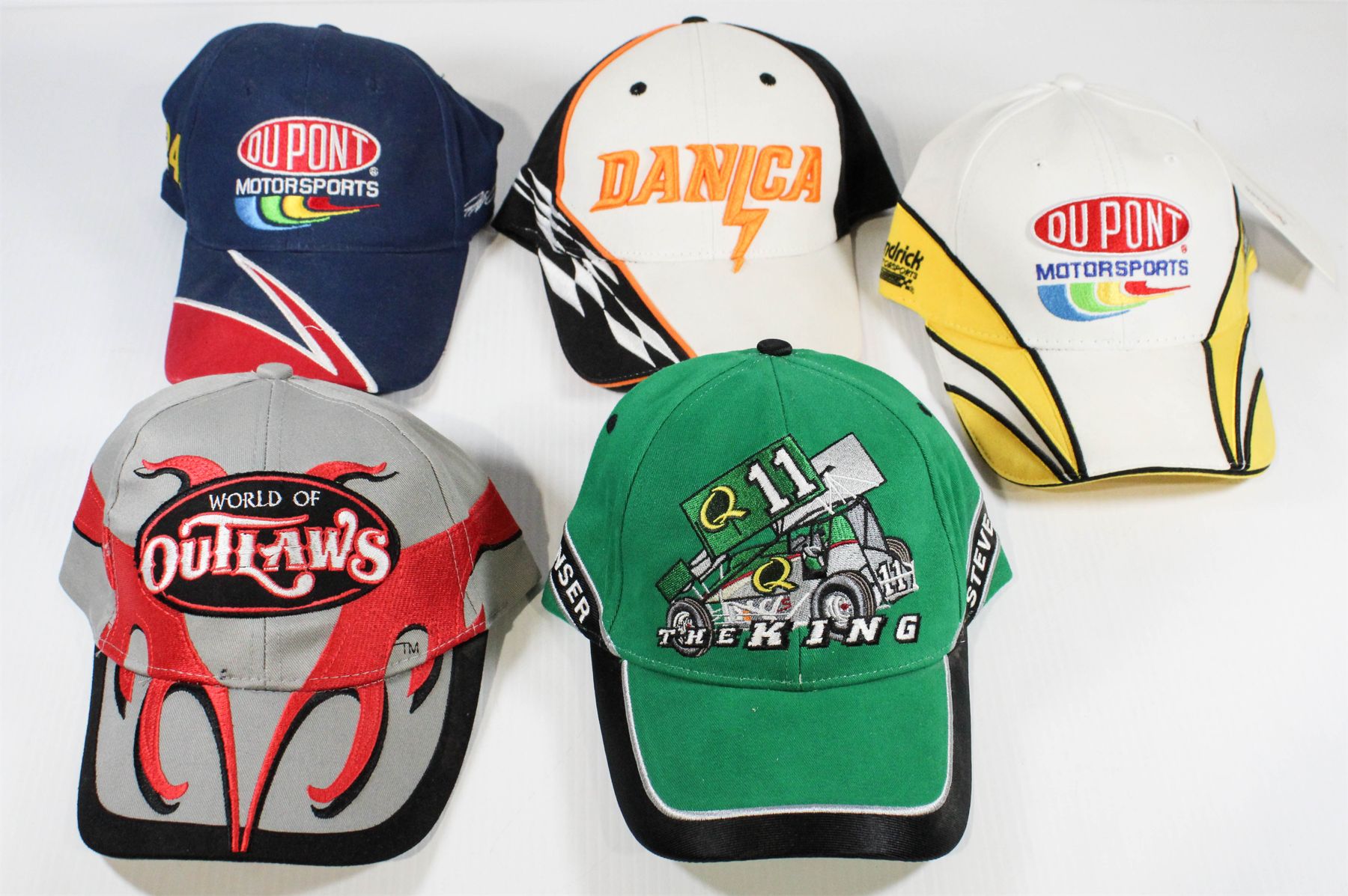 5 NEW RACING THEMED HATS