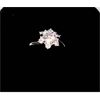 Image 2 : 1 CARAT MOISSANITE .925 SILVER RING W/ DOCUMENTS