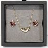 Image 1 : SMARTLIFE 14K GOLD PLATED 2 PCS JEWELRY SET
