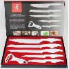 Image 1 : KITCHEN KING 6PCS KNIFE SET - WHITE GRANITE