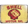 Image 1 : SHELL MOTOR OIL METAL SIGN