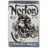Image 1 : NORTON MOTORCYCLE METAL SIGN